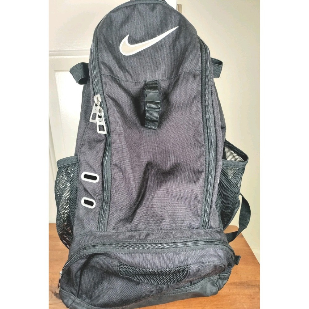 Vintage Nike Y2K Utility Backpack Black Cyber Techwear Gorpcore Buckle School